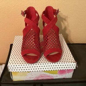 Red Beehive Shoes